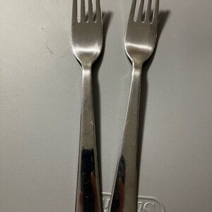 IKEA Silver Flatware Dining Forks Elegant Design